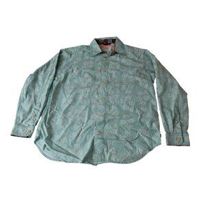 Tommy Bahama RELAX Mens M Floral 100% Cotton Button Down Shirt